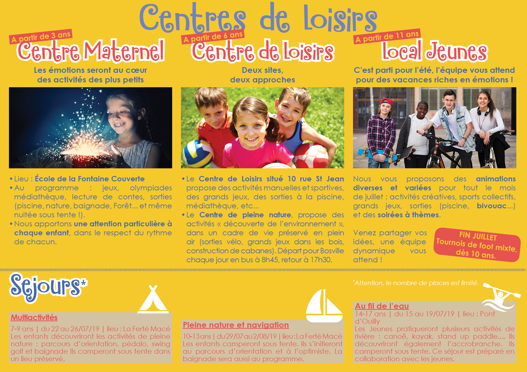 Flyer Ete 19 Centres De Loisirs Seul Vdef Web C Mairie De Falaise